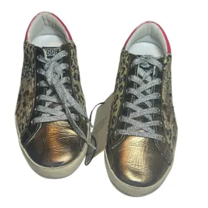 Golden Goose Super-Star  shoes sneakers leopard w/box &amp; receipt