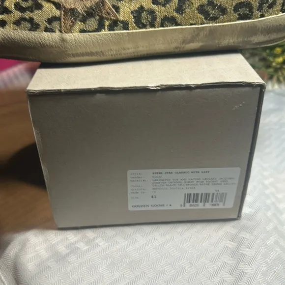 Golden Goose Super-Star  shoes sneakers leopard w/box &amp; receipt