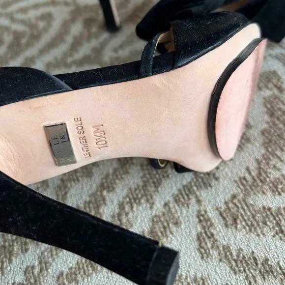 Gorgeous high satin heels dressy shoes