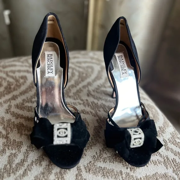 Gorgeous high satin heels dressy shoes
