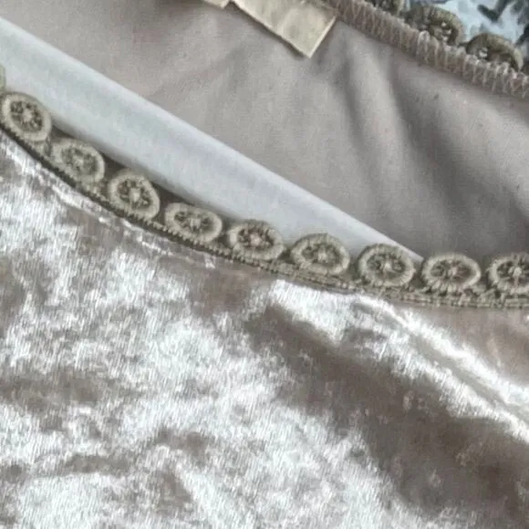 Gorgeous Silver Velvet Dress!