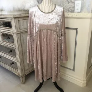Gorgeous Silver Velvet Dress!