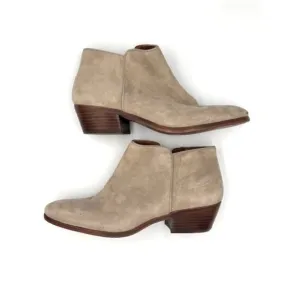 GUC Petty Suede Ankle Sam Edelman Boots Womens Size 9M in Putty/Grey