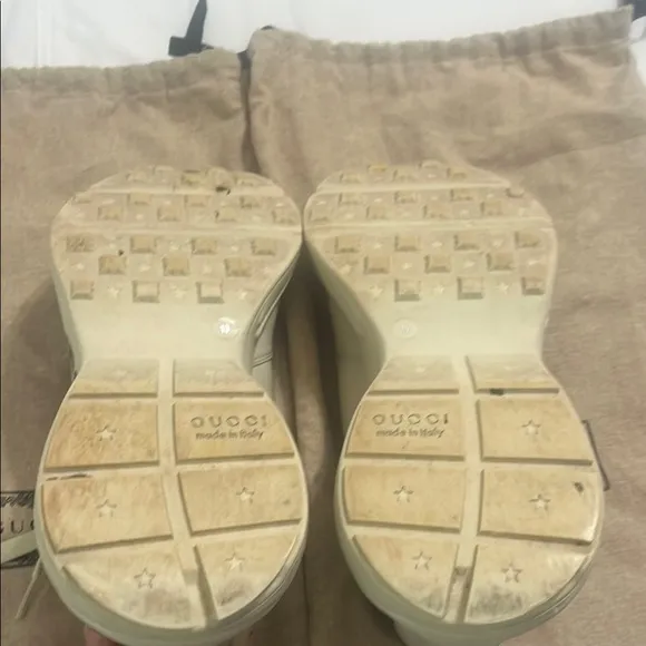 Gucci Cream Men's Sneakers