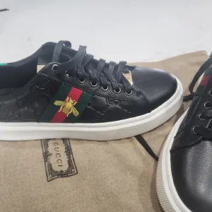 Gucci Womens Black Sneakers