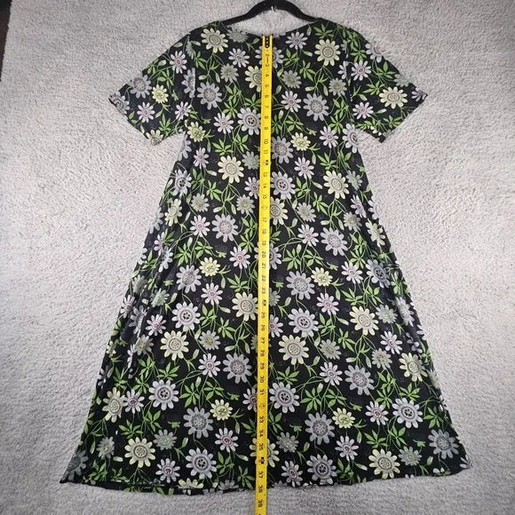 Gudrun Sjoden Dress Size S Floral Swedish Boho Quiet Luxury Designer Festival