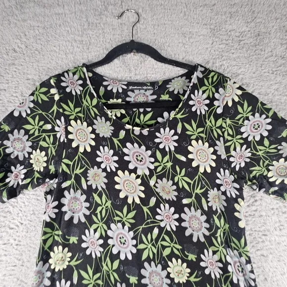 Gudrun Sjoden Dress Size S Floral Swedish Boho Quiet Luxury Designer Festival