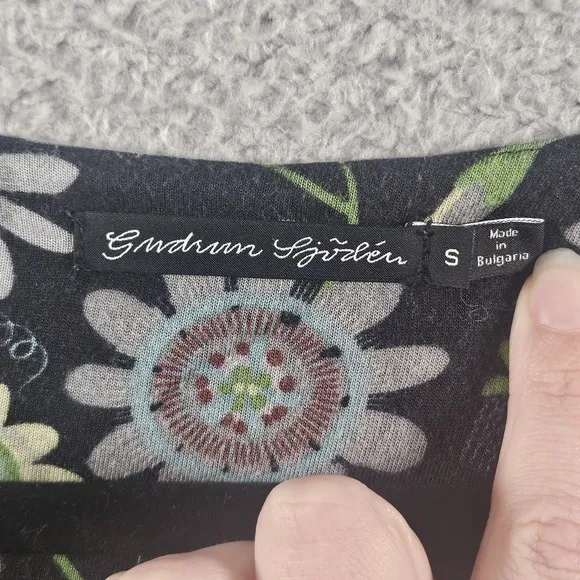 Gudrun Sjoden Dress Size S Floral Swedish Boho Quiet Luxury Designer Festival