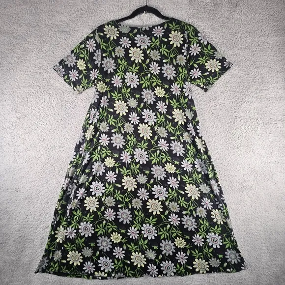 Gudrun Sjoden Dress Size S Floral Swedish Boho Quiet Luxury Designer Festival