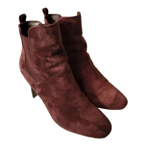 Guess By Marciano Ankle Boots/Size 8.5 Suede Leather Chukka Boots/90s Vintage