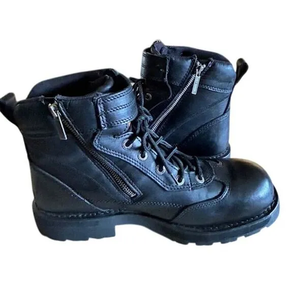 Harley-Davidson Men's Cross Roads II Lace Up Hiker Boots - Size 12 - Black175