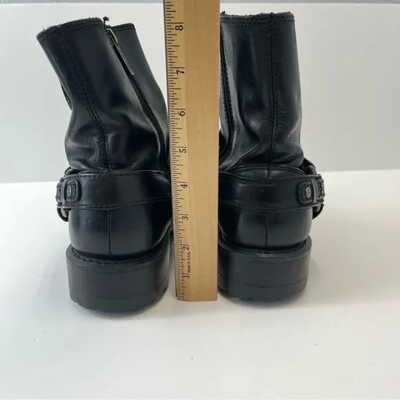 Harley-Davidson Mens Scout Black 7-Inch Leather Boots  8.5  8 1/2