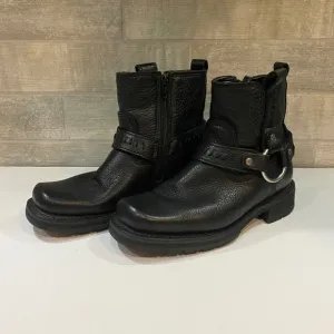 Harley Davidson Moto Boots Ankle Zip Size 6.5