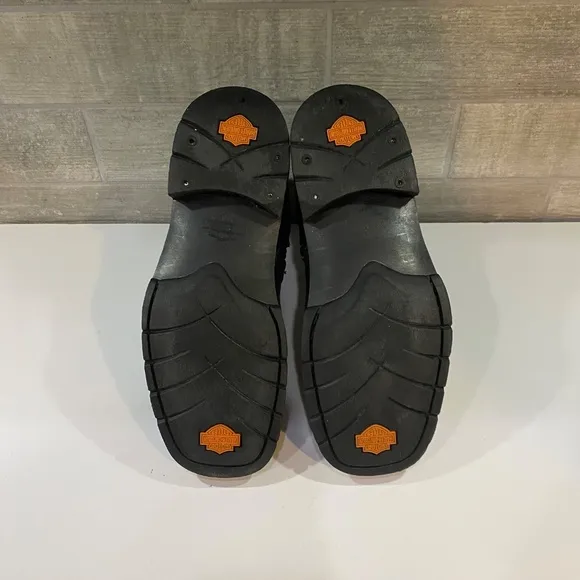 Harley Davidson Moto Boots Ankle Zip Size 6.5
