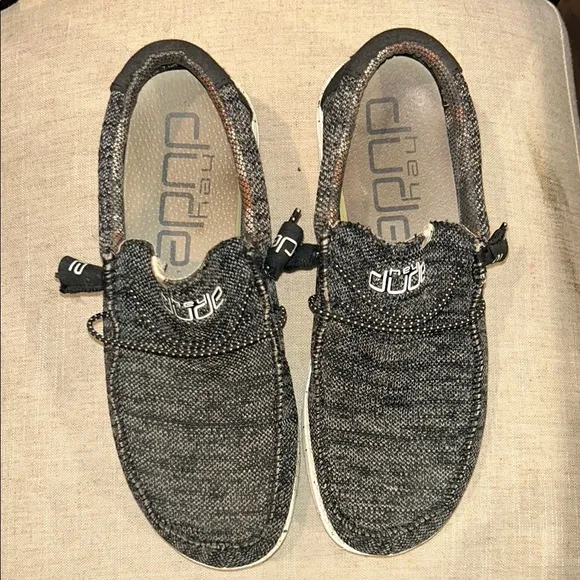 Hey Dude Men's Wally Sox Black &amp; White Shoes