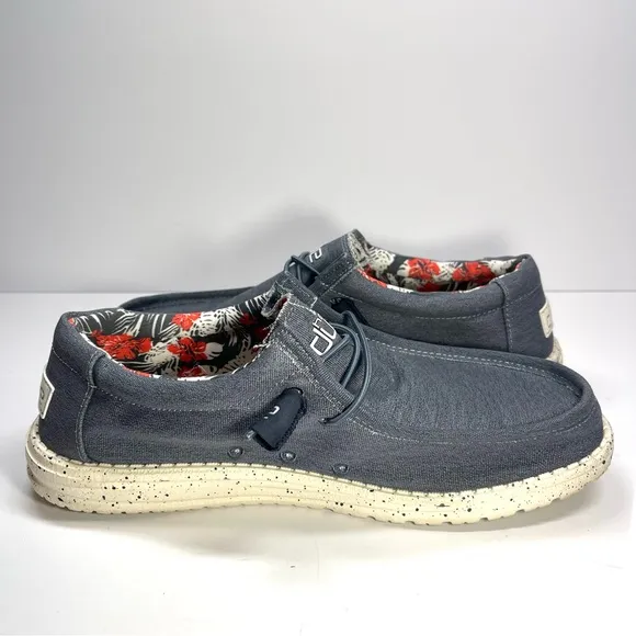 HEYDUDE Men’s Wally Stretch Slip-On Size 10 in Navy