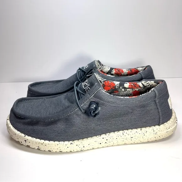 HEYDUDE Men’s Wally Stretch Slip-On Size 10 in Navy