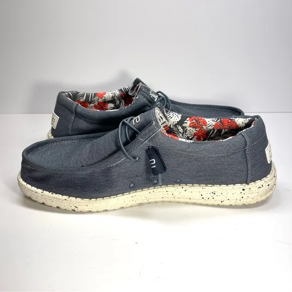 HEYDUDE Men’s Wally Stretch Slip-On Size 10 in Navy