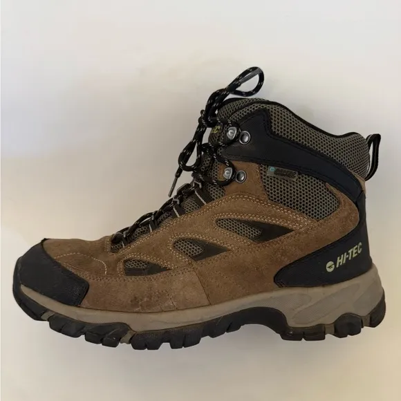 HI-TEC Yosemite Mid Waterproof Hiking Boots for Men, Size 9.5