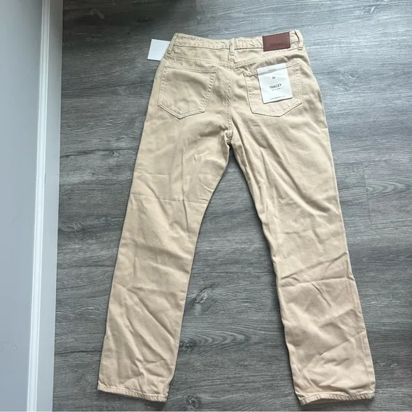 Hidden Tracey high-rise Straight Latte/tan Jeans distressed NWT size 26