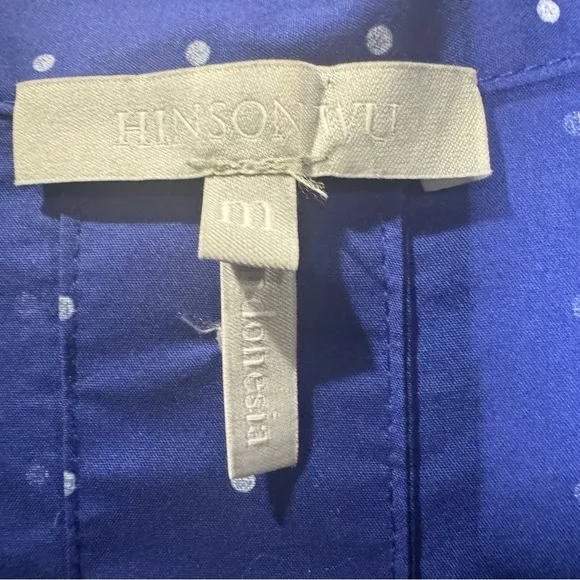 HINSON WU Aileen Shirt Dress, 3/4 sleeve, Size M, EUC