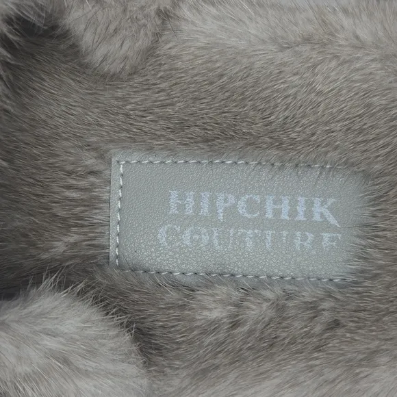 HIPCHIK Cozy Mink Gray Plush Slippers