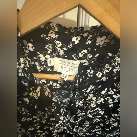 Hobbs London Limited Edition Victoria Printed Dress SZ 4 US 10 UK
