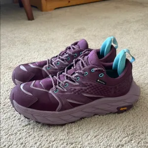 Hoka Anacapa Low GTX Women’s 8B Purple Vibram Hiking Shoes Outdoor Hoka One One