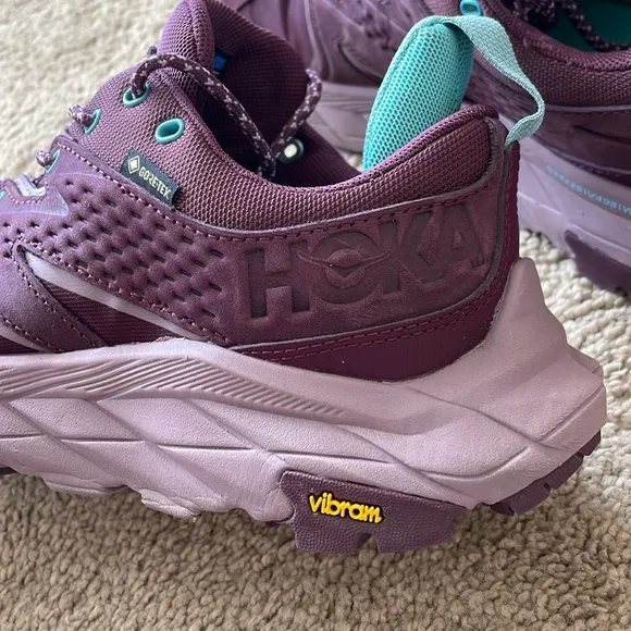 Hoka Anacapa Low GTX Women’s 8B Purple Vibram Hiking Shoes Outdoor Hoka One One