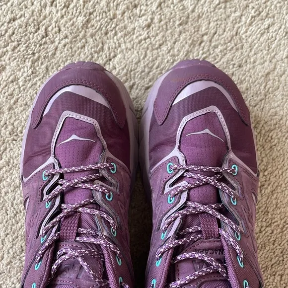Hoka Anacapa Low GTX Women’s 8B Purple Vibram Hiking Shoes Outdoor Hoka One One