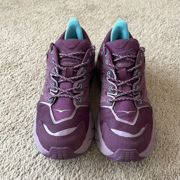 Hoka Anacapa Low GTX Women’s 8B Purple Vibram Hiking Shoes Outdoor Hoka One One