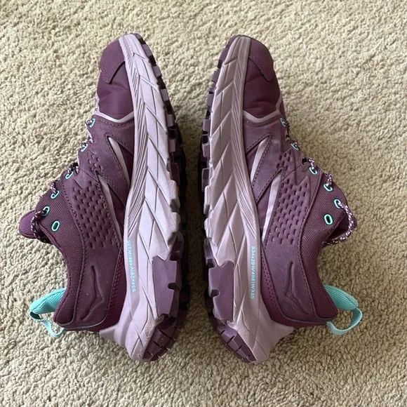 Hoka Anacapa Low GTX Women’s 8B Purple Vibram Hiking Shoes Outdoor Hoka One One
