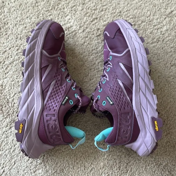 Hoka Anacapa Low GTX Women’s 8B Purple Vibram Hiking Shoes Outdoor Hoka One One