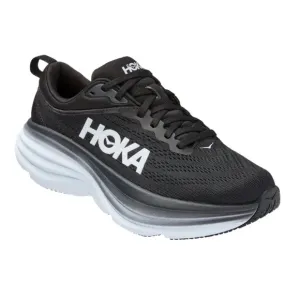 HOKA BONDI  8 Running black/white Shoe mens size 10D