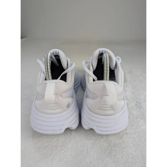 Hoka Bondi 8 Running Shoes Mens sz 8D White Cushioned Walking