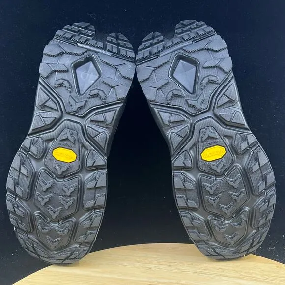 Hoka Kaha 2 Low Goretex GTX Women's 7 Black Shoes Vibram Hiking Trail Outdoor