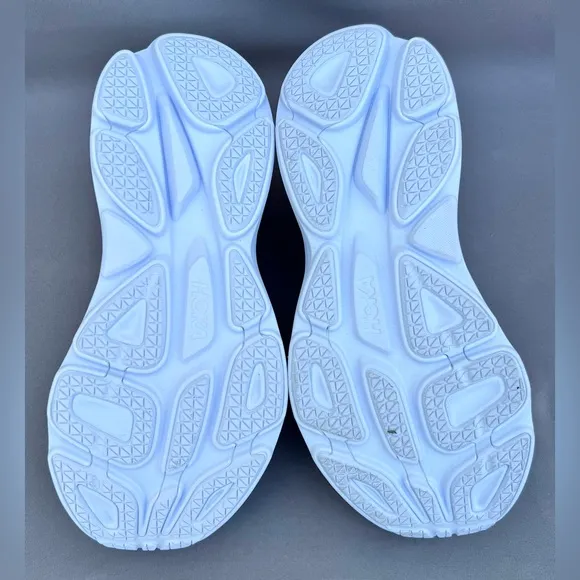 HOKA Men's Bondi 8 Sneakers White Ultra Cushioned 9.5 D