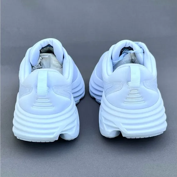 HOKA Men's Bondi 8 Sneakers White Ultra Cushioned 9.5 D
