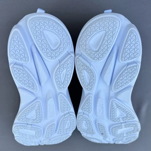 HOKA Men's Bondi 8 Sneakers White Ultra Cushioned 9.5 D