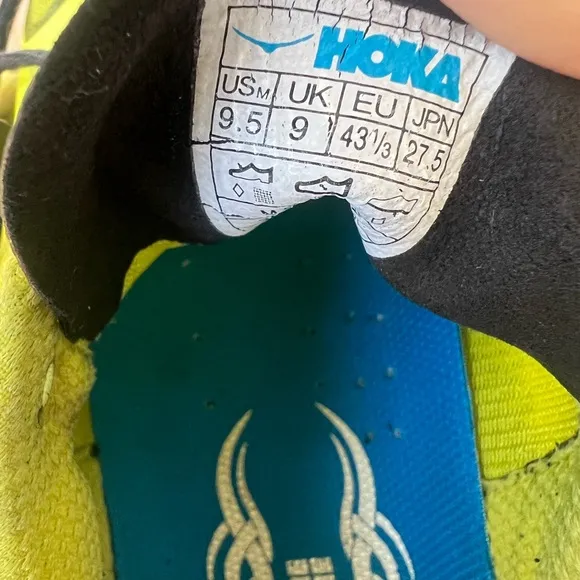Hoka Neon Yellow Running Shoes