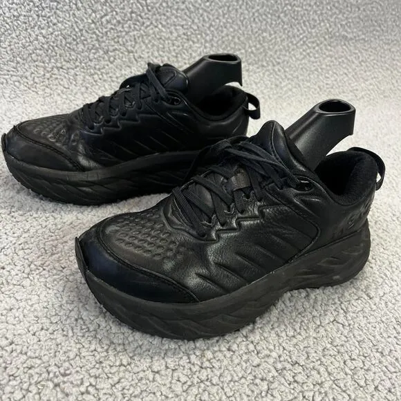 Hoka One One Bondi 7 Running Shoes Mens 5.5  Womens 7 Black F27221L Workwear