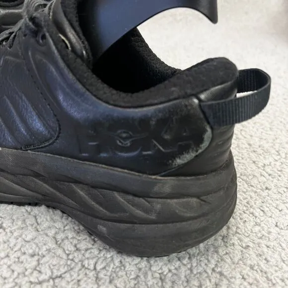 Hoka One One Bondi 7 Running Shoes Mens 5.5  Womens 7 Black F27221L Workwear