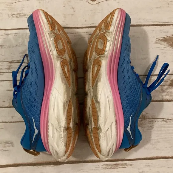 Hoka One One Bondi 8 Coastal Sky All Aboard (Women's) Size 7.5