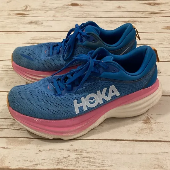 Hoka One One Bondi 8 Coastal Sky All Aboard (Women's) Size 7.5