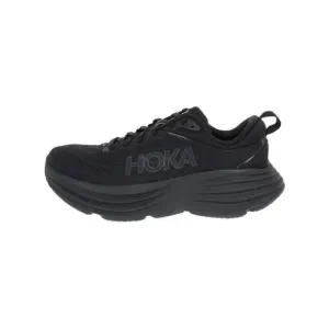 Hoka One One Bondi 8 Running Shoes In All Black Size 9.5 D Mens