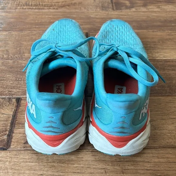 Hoka One One Clifton 8 Running Shoes Lightweight Max Cushioned Blue Size 8.5