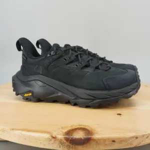 Hoka One One Kaha 2 GTX Low Womens Size 8 Shoes Boots Black Hiking Trail NEW