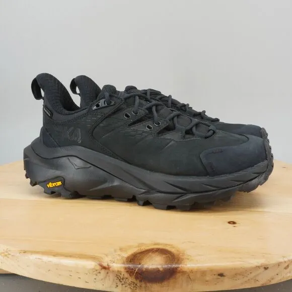 Hoka One One Kaha 2 GTX Low Womens Size 8 Shoes Boots Black Hiking Trail NEW
