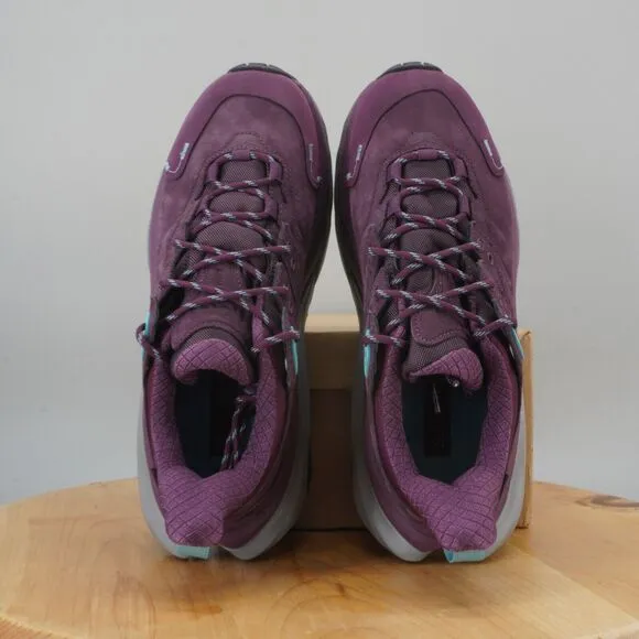 Hoka One One Kaha 2 GTX Low Womens Size 8.5 Shoes Grape Wine Hiking Trail NEW
