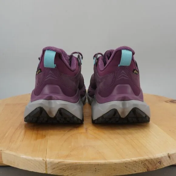 Hoka One One Kaha 2 GTX Low Womens Size 8.5 Shoes Grape Wine Hiking Trail NEW